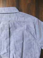 他の写真1: PHERROW'S フェローズ - 半袖ボタンダウンシャツ　ネイビー