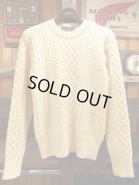 ORGUEIL オルゲイユ - Cable Knit　Ivory　【MADE IN JAPAN】