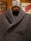 画像3: ORGUEIL オルゲイユ - Pullover Shawl Collar Knit　Brown　【MADE IN JAPAN】