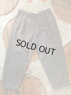 画像2: GO WEST ゴーウエスト - 2TAC CHINO PANTS/ C/W DRILL NEL　GRAY　【MADE IN JAPAN】