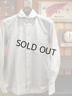 画像2: ORGUEIL オルゲイユ - Windsor Collar Shirt　Blue Stripe　【MADE IN JAPAN】