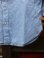 画像3: PHERROW'S フェローズ - C/Lシャンブレー7分袖ボタンダウンシャツ　サックス　【MADE IN JAPAN】