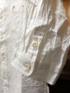 他の写真2: PHERROW'S フェローズ - C/Lシャンブレー7分袖ボタンダウンシャツ　ホワイト　【MADE IN JAPAN】