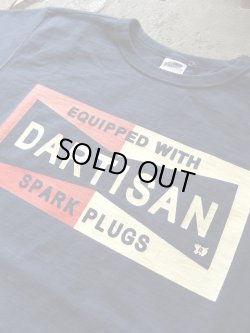 画像1: STUDIO D'ARTISAN ダルチ - 吊り編みプリントTシャツ　ネイビー　【MADE IN JAPAN】　