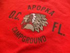 他の写真1: PHERROW'S フェローズ - APOPKA CAMP GROUND プリントTシャツ　朱色