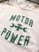 画像1: PHERROW'S フェローズ -  ”MOTOR POWER”プリントTシャツ　S,ホワイト　【MADE IN JAPAN】 (1)