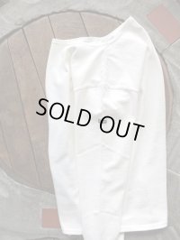 PHERROW'S フェローズ - バスクシャツ・ロンTee　ホワイト　【MADE IN JAPAN】