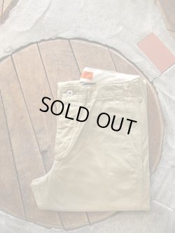 画像1: GO WEST ゴーウエスト - WIDE CHINO'S PANTS　BEIGE　【MADE IN JAPAN】