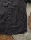 画像4: PHERROW'S フェローズ - プレーン ラウンドカラー 半袖 ボタンダウンシャツ　ブラック　【MADE IN JAPAN】