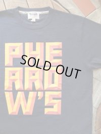 PHERROW'S フェローズ - 3D風ロゴ Tシャツ　ネイビー