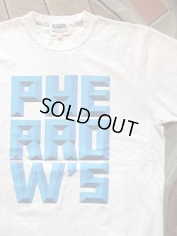 画像1: PHERROW'S フェローズ - 3D風ロゴ Tシャツ　ホワイト