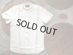 画像2: ORGUEIL オルゲイユ - Band Collar Shirt　White　【MADE IN JAPAN】