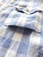他の写真2: PHERROW'S フェローズ -  半袖ガーゼワークシャツ　ブルーチェック　【MADE IN JAPAN】
