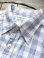 画像5: PHERROW'S フェローズ -  半袖ガーゼワークシャツ　ブルーチェック　【MADE IN JAPAN】