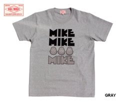 画像1: BIG MIKE - ビッグマイクGOTUMIKE Tee : GREY