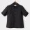 画像1: ORGUEIL オルゲイユ - Open Collar Shirt: BLACK (1)