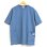 画像1: BIG MIKE - ビッグマイク Wポケット 半袖 Tシャツ : BLUE GRAY (1)