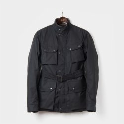 画像1: ORGUEIL オルゲイユ - Oiled Cloth Jacket : BLK
