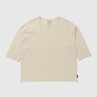 GOHEMP ゴーヘンプ - WIDE FOOTBALL TEE：NATURAL