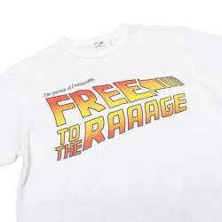 画像2: free rage -"FREE to the RAGE" リサイクルコットンTee:WHITE