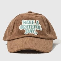 HGD　 - CORDUROY CAP; BROWN