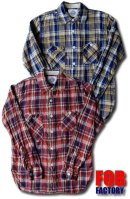 画像: F.O.B FACTORY - LINEN WORK SHIRTS F3322　2カラー入荷！