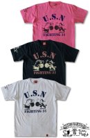 画像:  STUDIO D 'ARTISAN - フィリックスコラボTシャツ ”U.S.N FIGHTING 31”