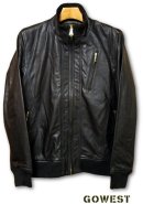 画像: GO WEST - ZIP UP JACKET　ブラック　再入荷