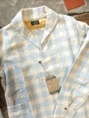 画像: GO HEMP - ROUNGE SHIRTS/SASHIKO BROKEN CHECK