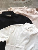 画像: LOCALINA - Flat Seam MockNeck Tee -plain-