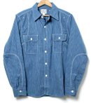 画像: STORMY BLUE - '40年代モデルストレイプワークシャツ［11S-770WS］が入荷！