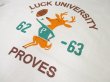 画像6: PHERROW'S フェローズ - '' LUCK UNIVERSITY '' Tシャツ  S.ホワイト