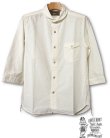 画像1: ORGUEIL オルゲイユ - Shawl Collar Shirts　Ivory