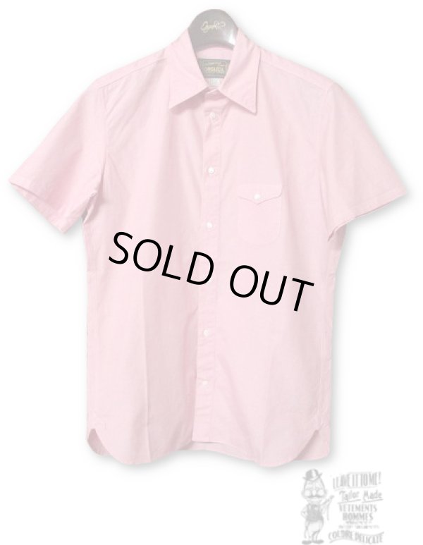 画像1: ORGUEIL オルゲイユ - Classic Short Sleev Shirts　Pink