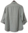 画像2: ORGUEIL オルゲイユ - Linen round collar shirts　Gray