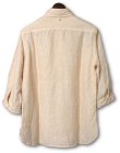 画像2: ORGUEIL オルゲイユ - Linen round collar shirts　Beige