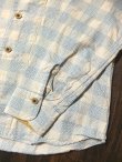 画像7: GO HEMP ゴーヘンプ - ROUNGE SHIRTS/SASHIKO BROKEN CHECK　ナチュラル