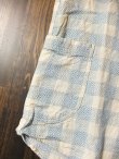 画像11: GO HEMP ゴーヘンプ - ROUNGE SHIRTS/SASHIKO BROKEN CHECK　ナチュラル