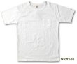 画像1: GO WEST ゴーウエスト - RAGLAN S/SL TEE W/Pocket　ホワイト