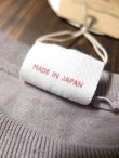 画像12: STUDIO D'ARTISAN ダルチ - 吊り編み半袖Tシャツ　グレイ