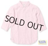 画像: PHERROW'S フェローズ - C/Lシャンブレー7分袖ボタンダウンシャツ　ピンク