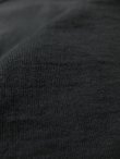 画像9: STUDIO D'ARTISAN ダルチ - 吊り編みP付き刺繍半袖Tシャツ　ブラック