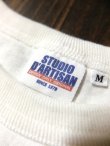 画像6: STUDIO D'ARTISAN ダルチ - 吊り編みP付き刺繍半袖Tシャツ　オフホワイト