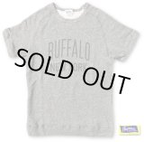 画像: PHERROW'S フェローズ - '' BUFFALO NEW YORK '' ミニ裏毛スウェットTシャツ　チャコ－ル杢