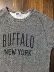 画像2: PHERROW'S フェローズ - '' BUFFALO NEW YORK '' ミニ裏毛スウェットTシャツ　チャコ－ル杢