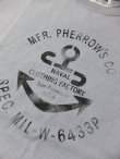 画像6: PHERROW'S フェローズ - ''MFR PHERROW'S Co.''ワッペン付きプリントTシャツ　アイスグレイ