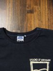 画像4: STUDIO D'ARTISAN ダルチ - インディゴ吊り編み半袖Ｔシャツ　ワンウォッシュ