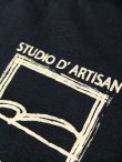 画像6: STUDIO D'ARTISAN ダルチ - インディゴ吊り編み半袖Ｔシャツ　ワンウォッシュ