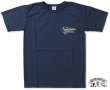 画像1: STUDIO D'ARTISAN ダルチ - 吊り編み半袖Tシャツ　ネイビー