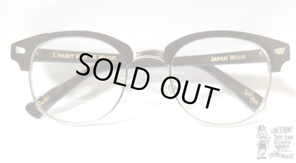 画像1: ORGUEIL オルゲイユ - Sirmont Glasses　Black　【MADE IN JAPAN】